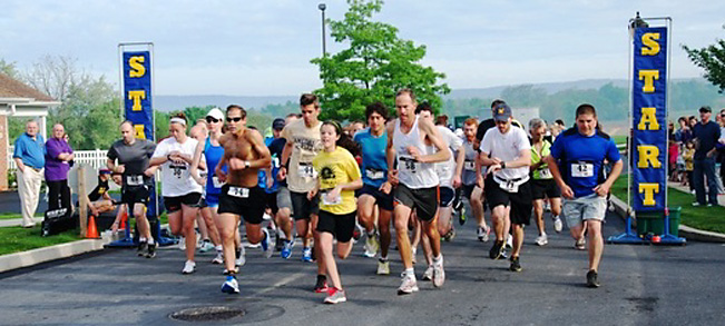 Community Day 5K run at last year's event.